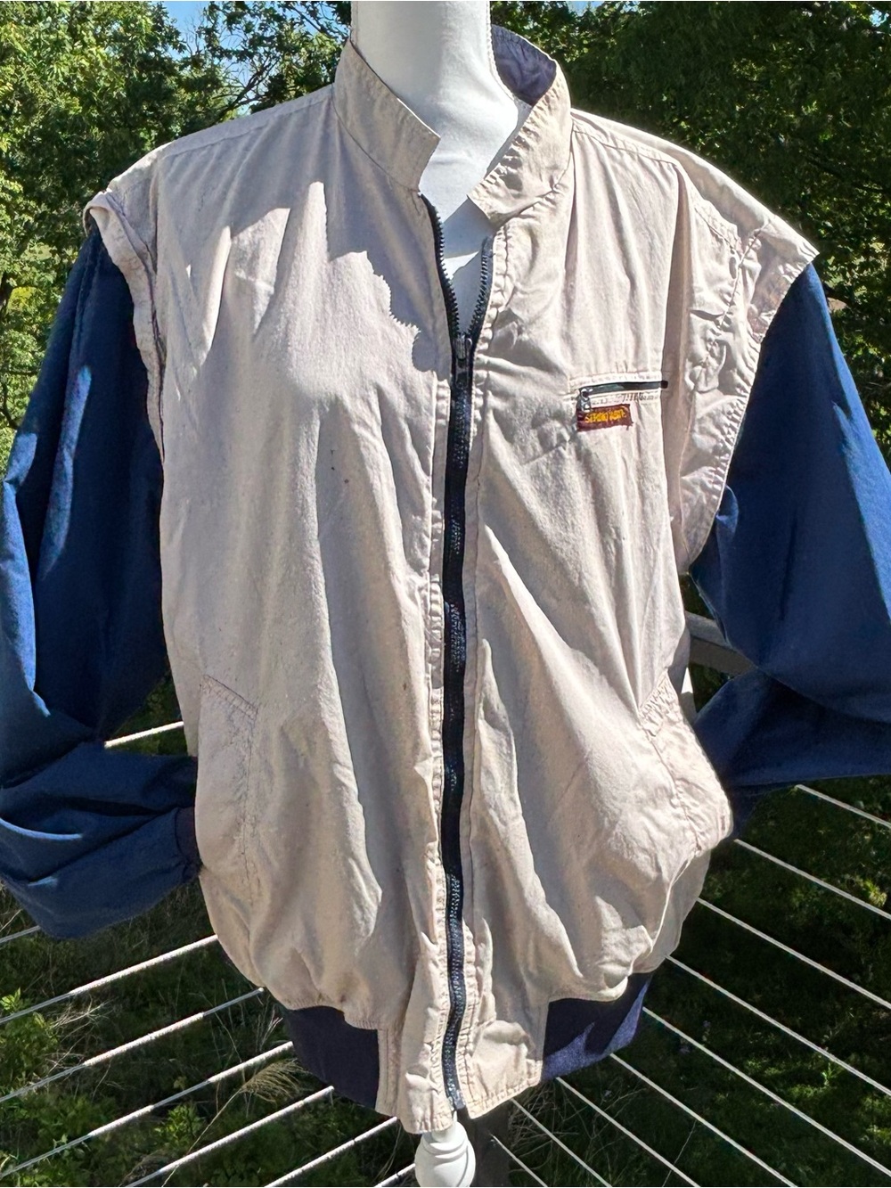 Vintage Sergio Valente Nylon Bomber Jacket Windbreaker